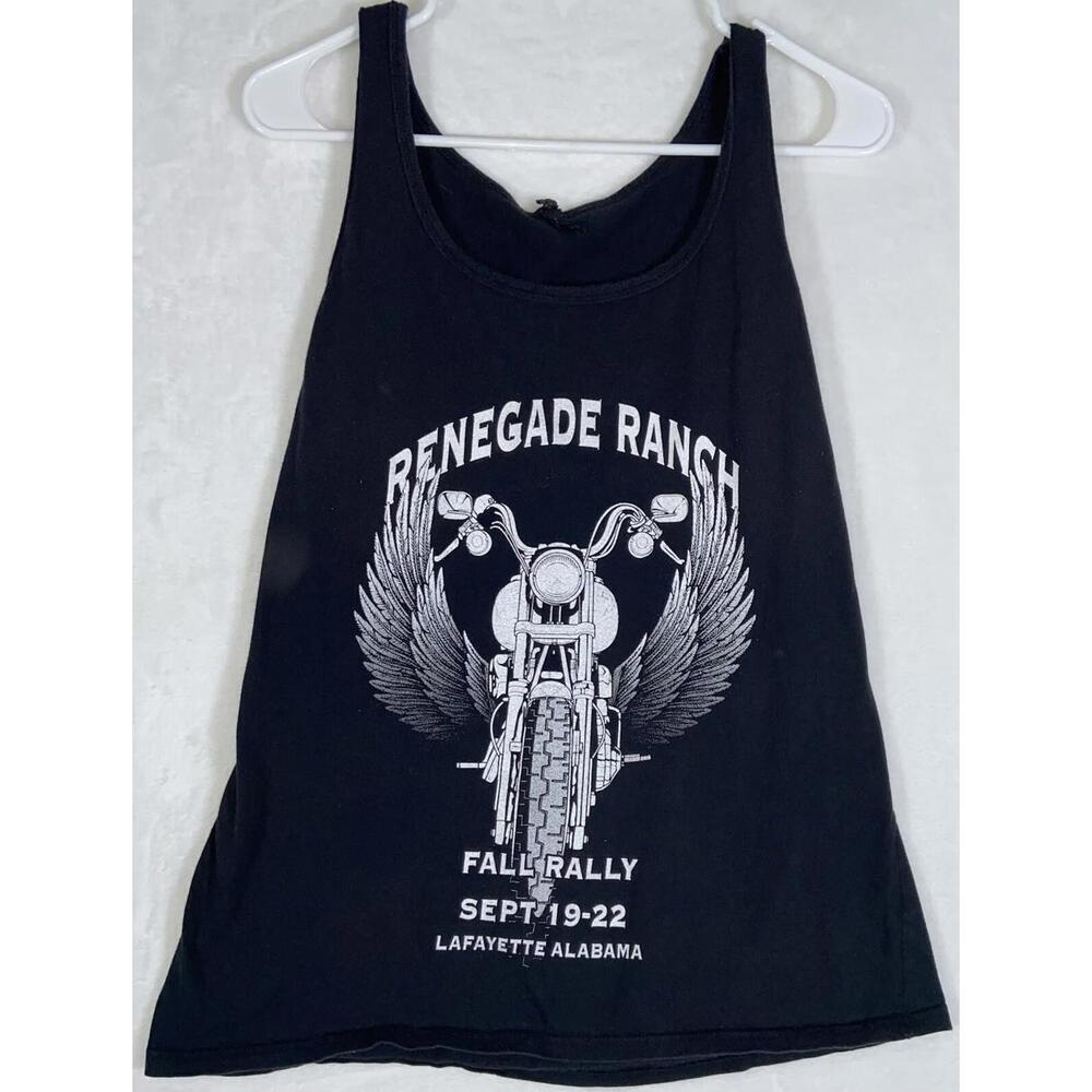 Renegade Ranch Lafayette Alabama Biker Rally Tank Top L Every Woman Motorcycle